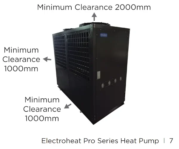 Clearance of Waterco's ElectroHeat Pro 110 Swimming Pool Heat Pump