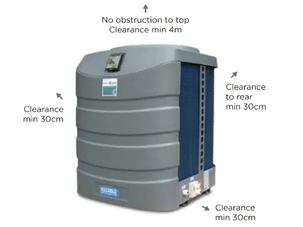 Waterco ElectroHeat Eco-V Inverter Swimming Pool Heat Pump Clearance